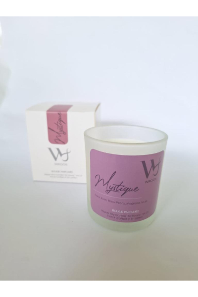 Frosted Soy Wax Candle - Mystique